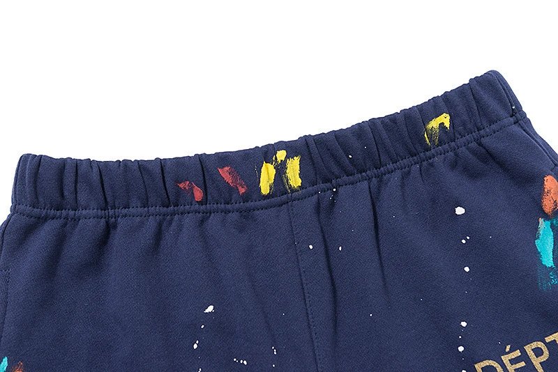 Gallery Dept Paint Splatter Shorts Gray - 3