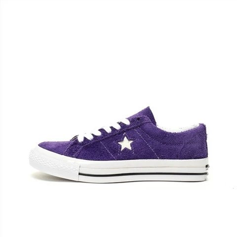 Converse One Star Black Suede Sneakers - 8