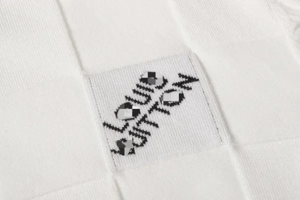 Louis Vuitton Checkerboard Knit T-Shirt White - 20