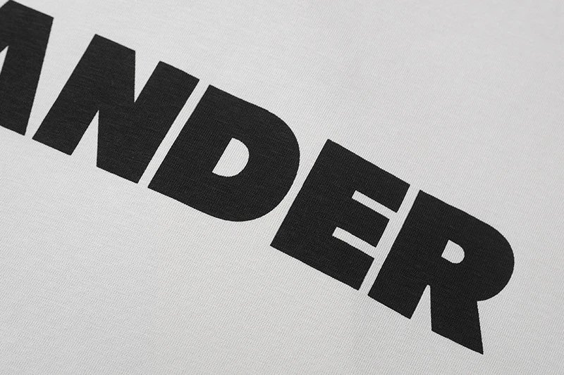 Jil Sander Logo Graphic Black T-Shirt - 12