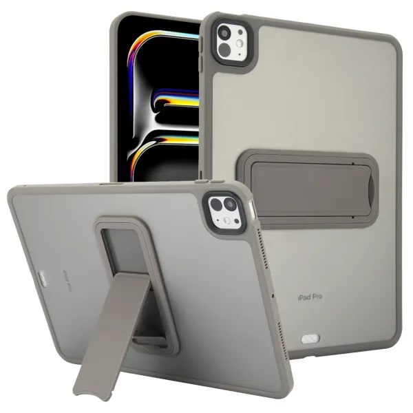 Apple iPad Pro Case with Kickstand Gray Phone Accessories - 1