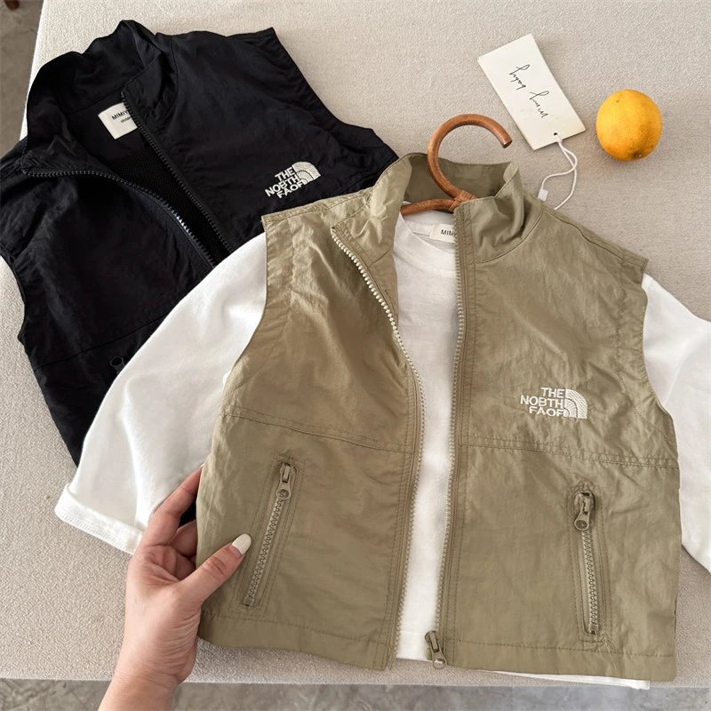 The North Face Lightweight Zip-Up Vest Olive Green Outerwear.vest - 9