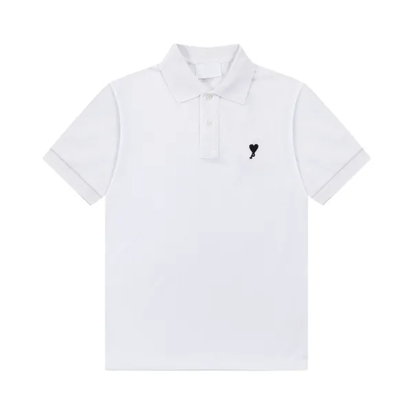 Comme des Garçons Play Heart Logo Black Polo Polo Shirt - 26