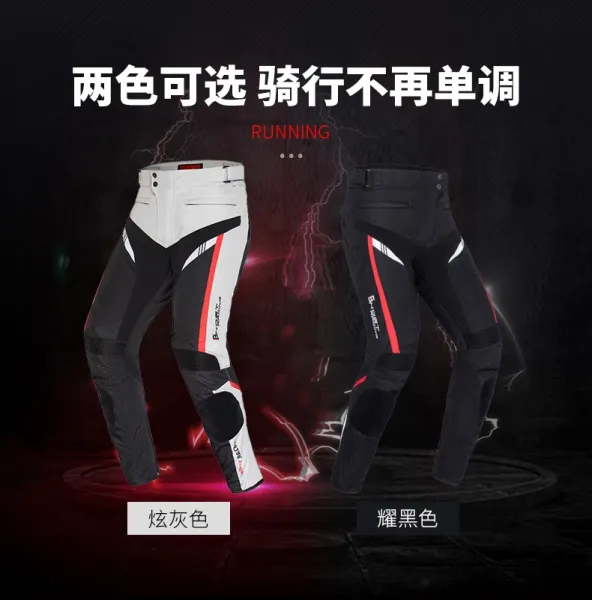 Design Ghost Racing Motorcycle Jacket and Pants Set Gray Black Red Sets - 24