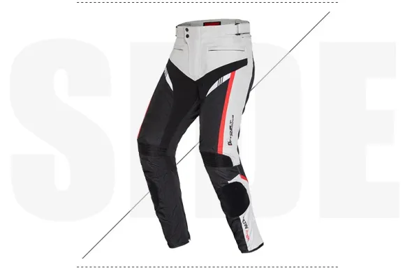 Design Ghost Racing Motorcycle Jacket and Pants Set Gray Black Red Sets - 36