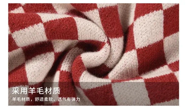 Comme des Garçons Play Checkerboard Red and White Cardigan - 6