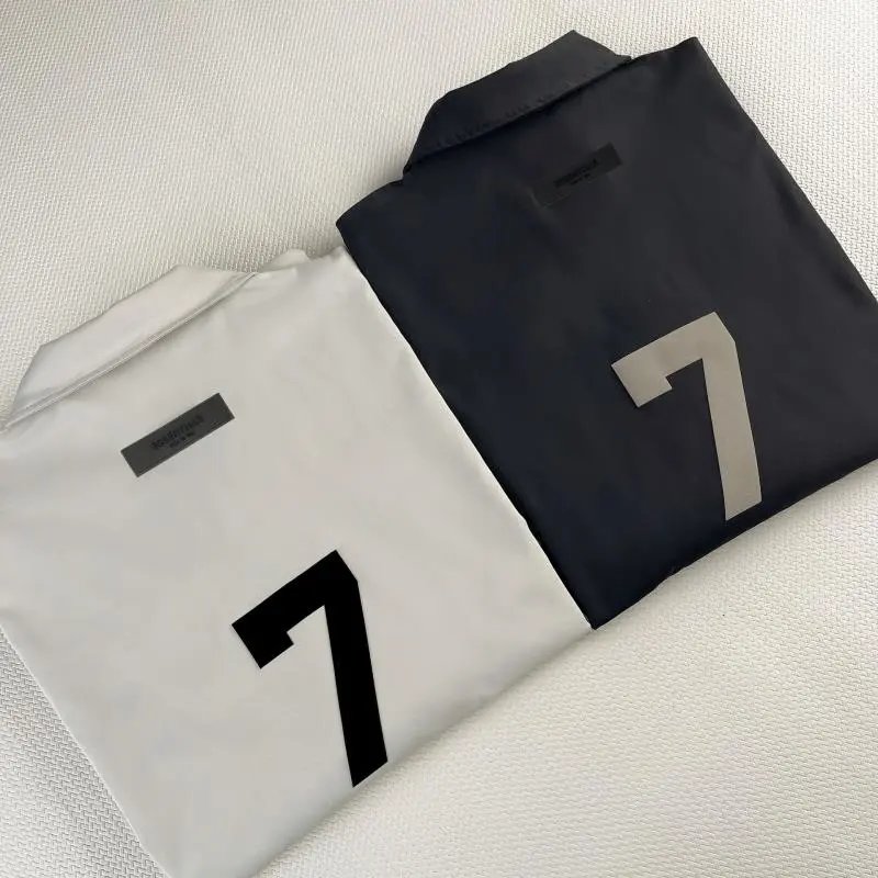 Fear of God Essentials 1977 Coach Jacket Navy Outerwear - 14