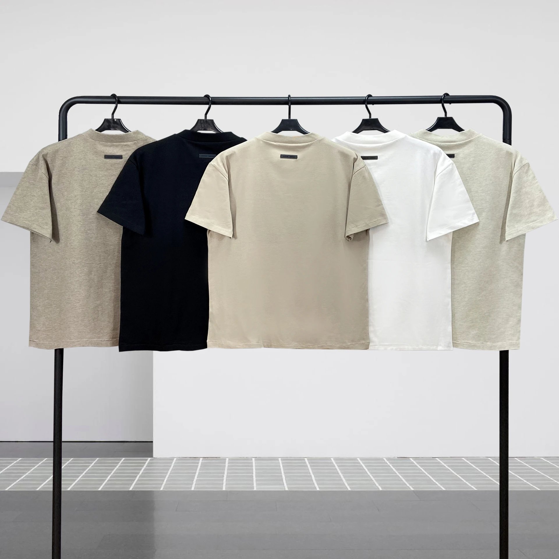 Fear of God Essentials Logo Graphic T-Shirt Gray - 5