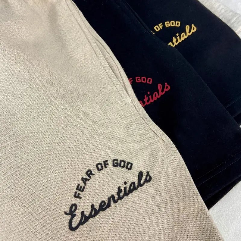 Fear of God Essentials Relaxed Fit Heather Gray Sweat Shorts - 13