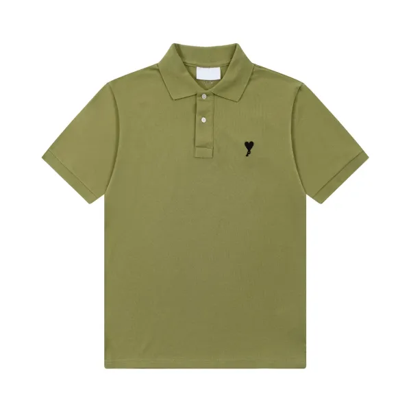 Comme des Garçons Play Heart Logo Black Polo Polo Shirt - 25