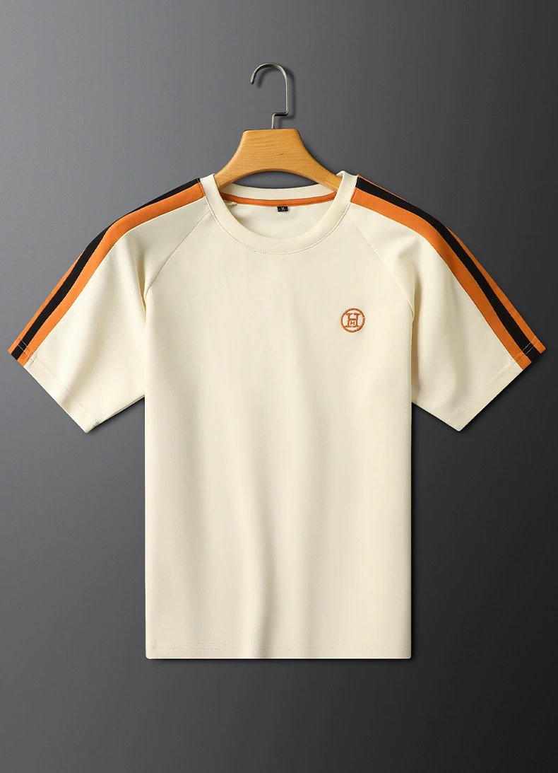 Design Sporty Stripe Set Orange Casual-Set - 9