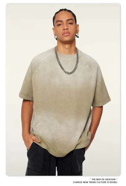Design Beingmove Washed Black Raglan T-Shirt T-Shirts - 41