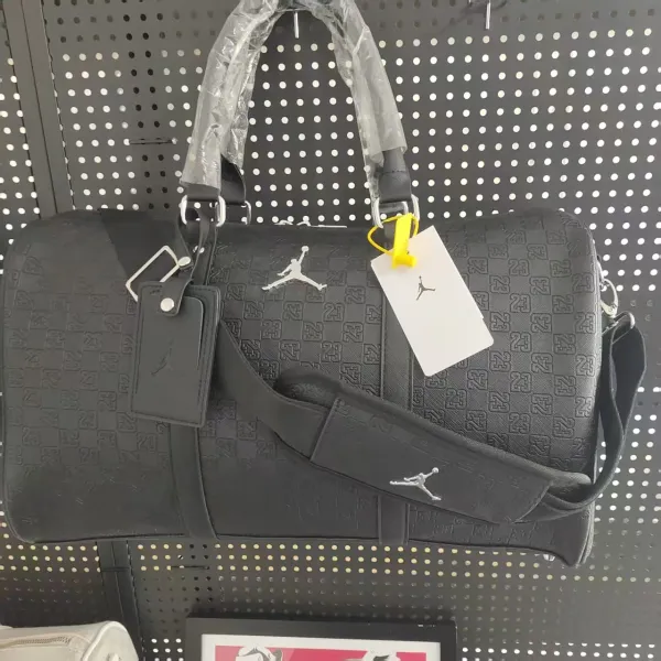 Air Jordan Monogram Duffle Bag Black - 1