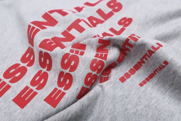 Acne Studios Logo Embroidered T-Shirt Gray - 5