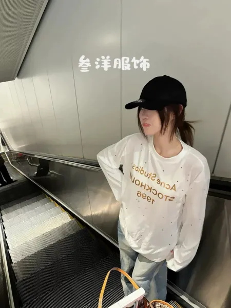 Acne Studios Stockholm 1996 Long Sleeve T-Shirt White - 25
