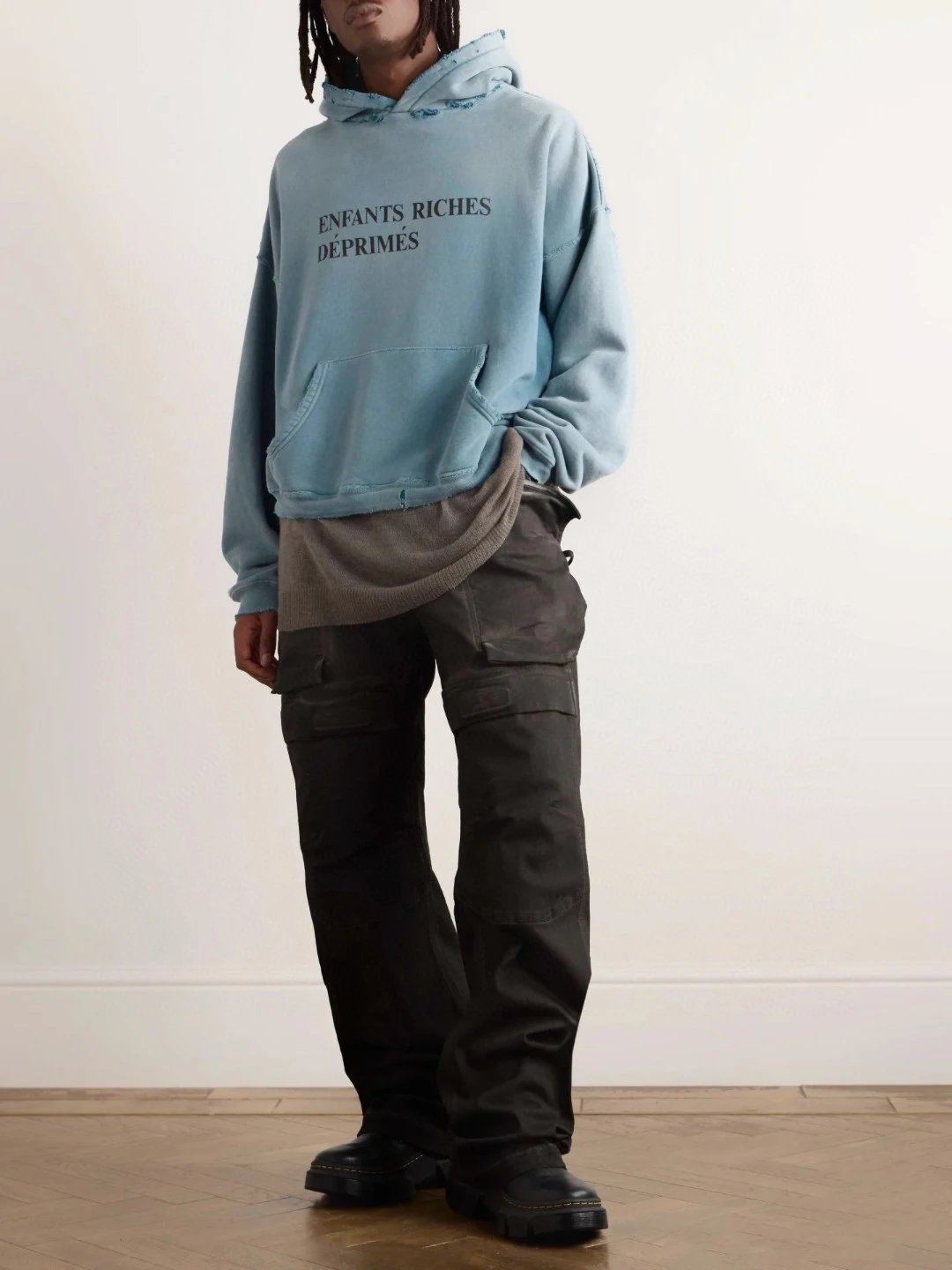 Enfants Riches Déprimés Oversized Hoodie Black - 36