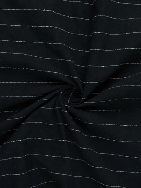 Design Pinstripe Hooded Button-Up Shirt White - 35