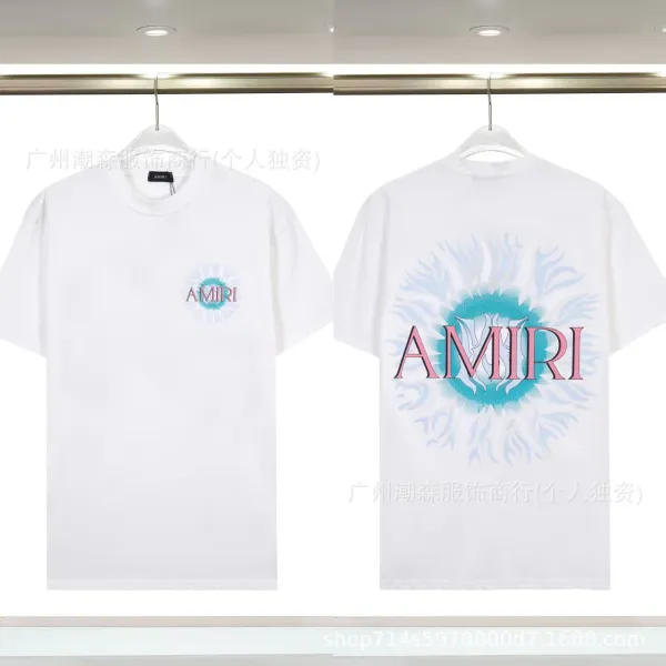 Amiri Sunflower Graphic Print White T-Shirt - 1