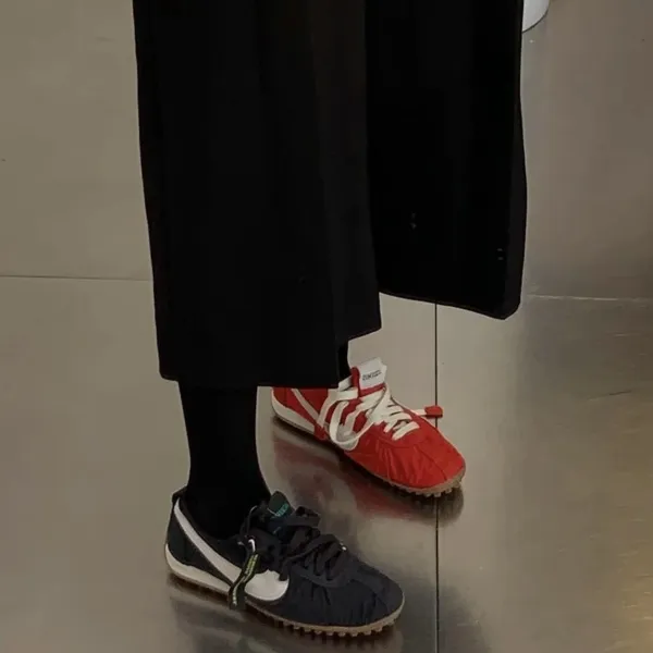 Jacquemus Le Coq Pink Nylon Sneakers - 25