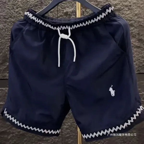 Polo Ralph Lauren Zigzag Trim Swim Shorts Navy - 2