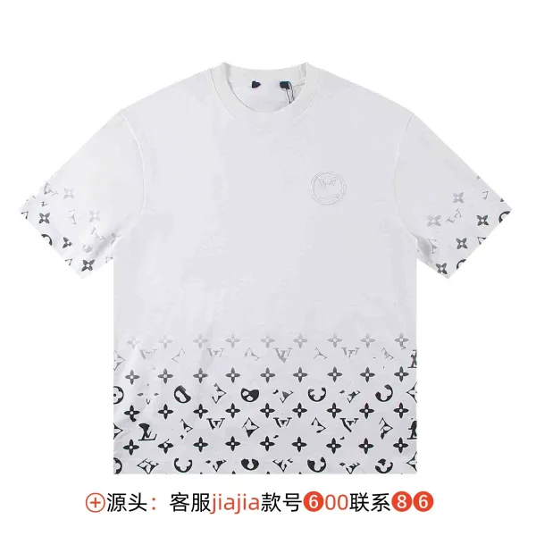 Louis Vuitton Monogram Gradient T-Shirt White - 1