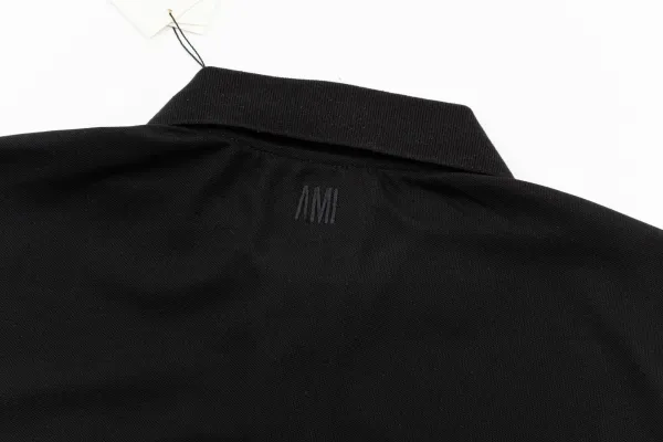 Comme des Garçons Play Heart Logo Black Polo Polo Shirt - 5