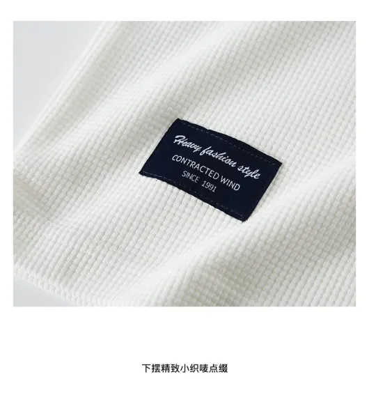 Design Ribbed Crewneck T-Shirt Gray - 20