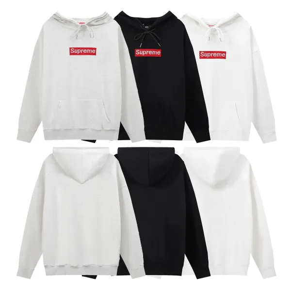 Supreme Box Logo Hoodie Black - 4