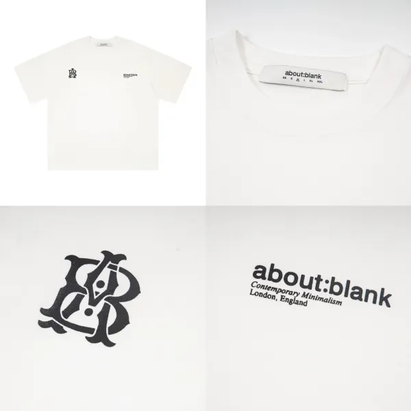 About:Blank Contemporary Minimalism Black T-Shirt - 12