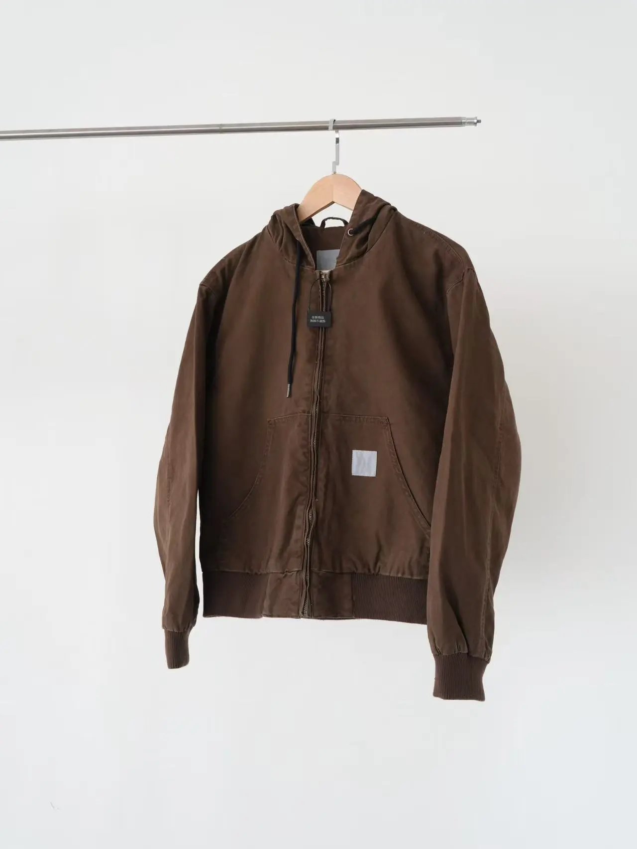 Carhartt Work In Progress Carhartt WIP Active Jacket Black Hooded Outerwear - 24