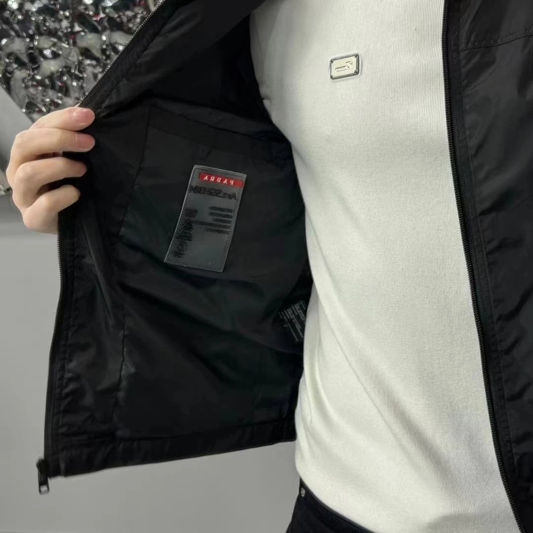 Prada Re-Nylon Jacket Black Outerwear - 6