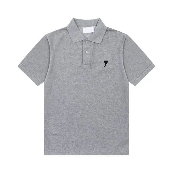 Comme des Garçons Play Heart Logo Black Polo Polo Shirt - 24