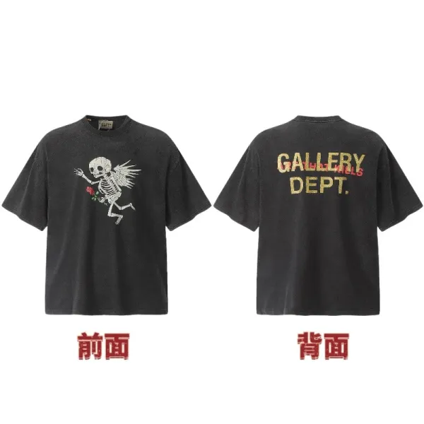 Gallery Dept Skeleton Angel Black T-Shirt - 1