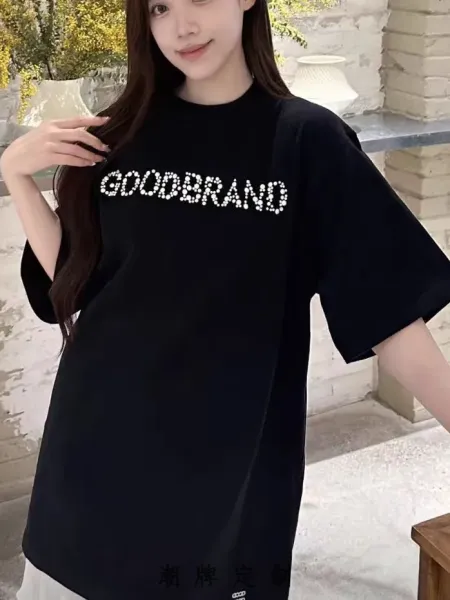 Design COOO Brand Floral Logo White T-Shirt T-Shirts - 10