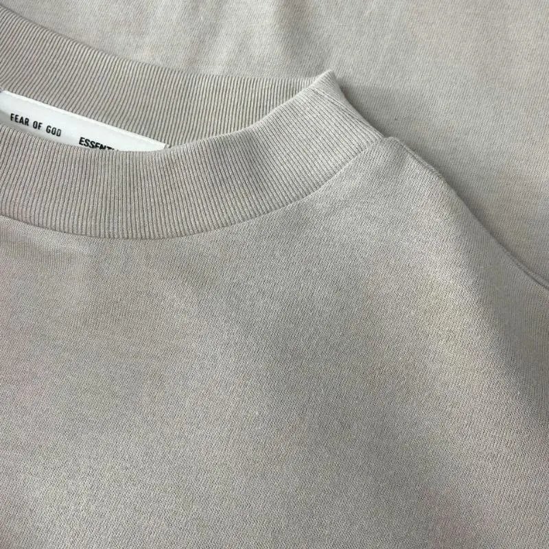Fear of God Essentials Logo Graphic T-Shirt Gray - 16