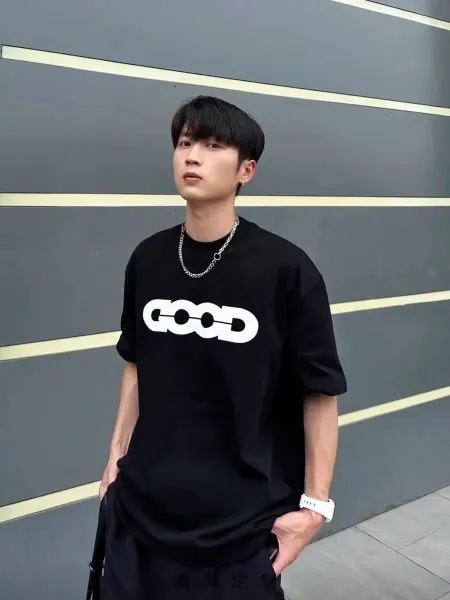 Design COOO Brand Floral Logo White T-Shirt T-Shirts - 19