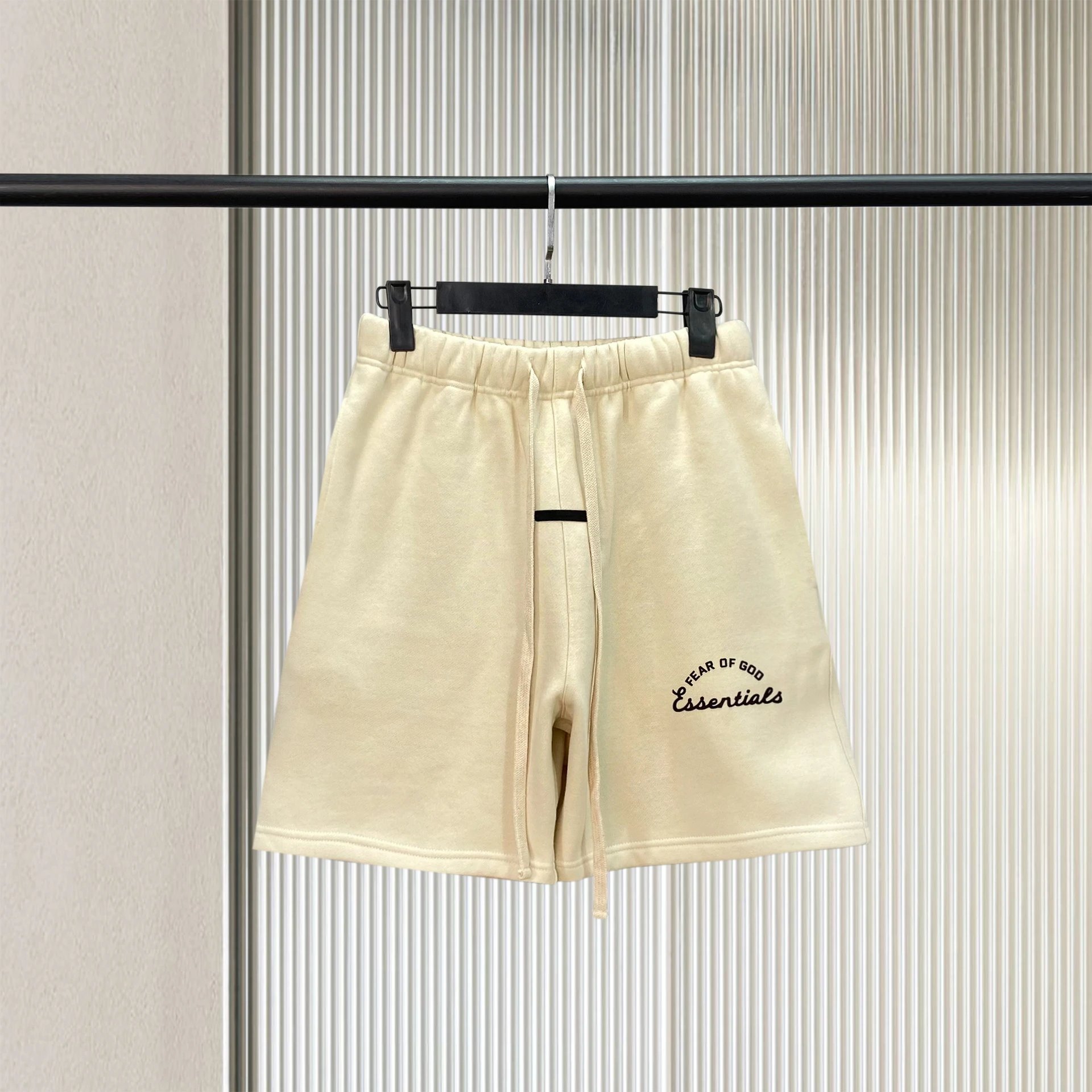 Fear of God Essentials Relaxed Fit Heather Gray Sweat Shorts - 8