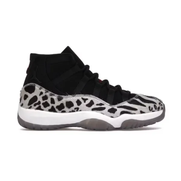 Air Jordan 11 Low Leopard Print Sneakers Basketball Shoes - 1