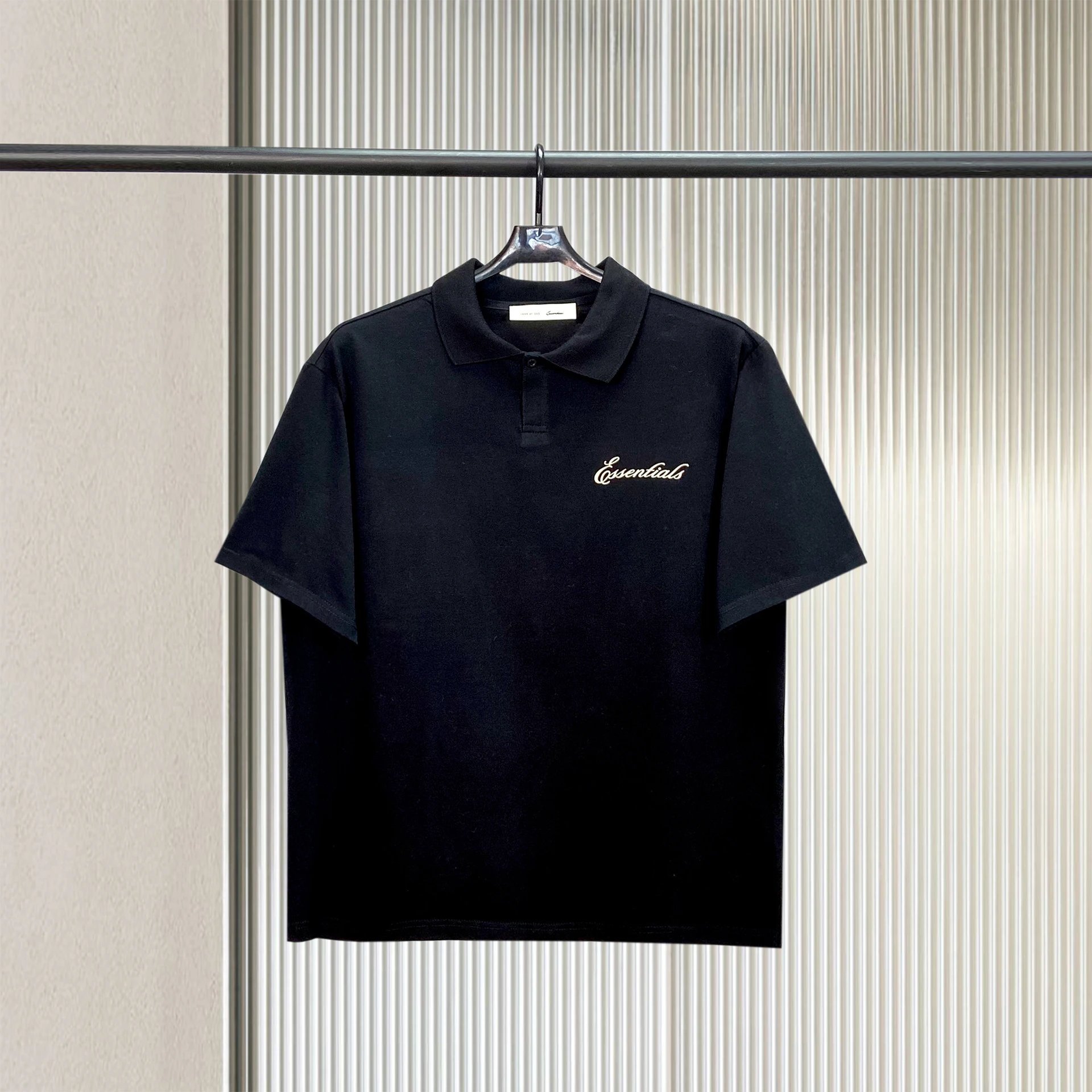 Essentials Logo Embroidered Polo Brown Polo Shirt - 8