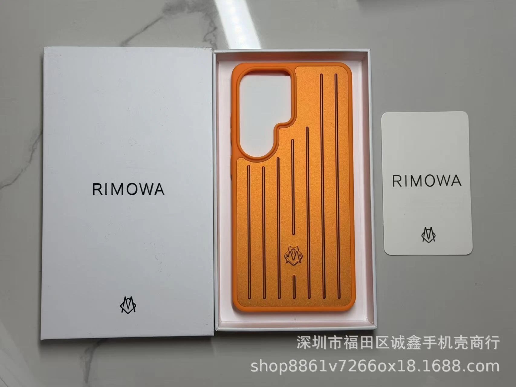 Rimowa Phone Case Gold Vertical Stripe Phone Case Phone Accessories - 9