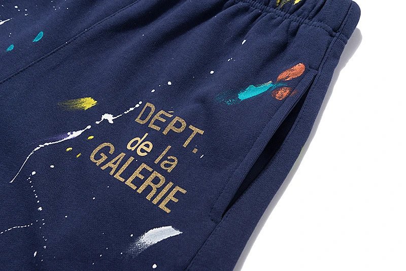 Gallery Dept Paint Splatter Shorts Gray - 4