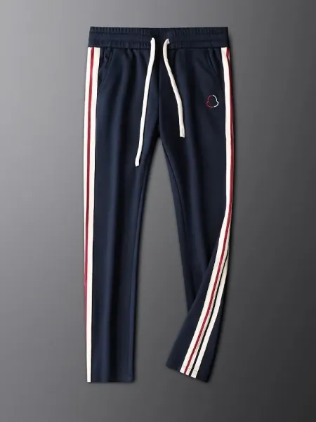 Design Half-Zip Track Set Black with Cream and Red Stripes Tracksuit - 16