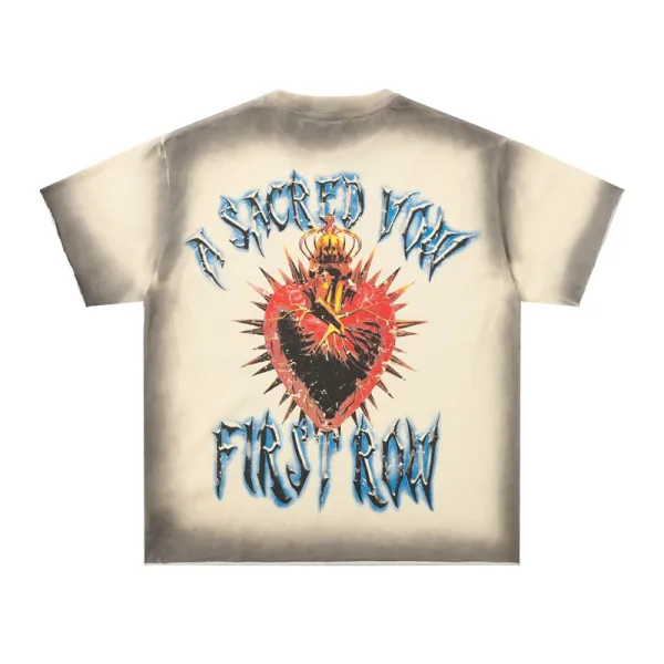 Design First Row Madonna Graphic Tie-Dye T-Shirt T-Shirts - 4