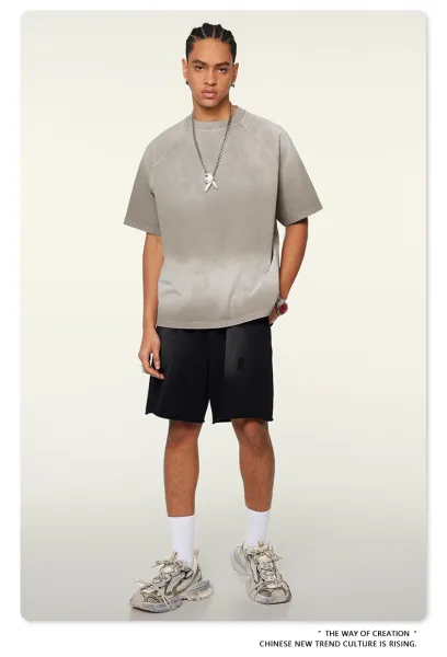 Design Beingmove Washed Black Raglan T-Shirt T-Shirts - 32