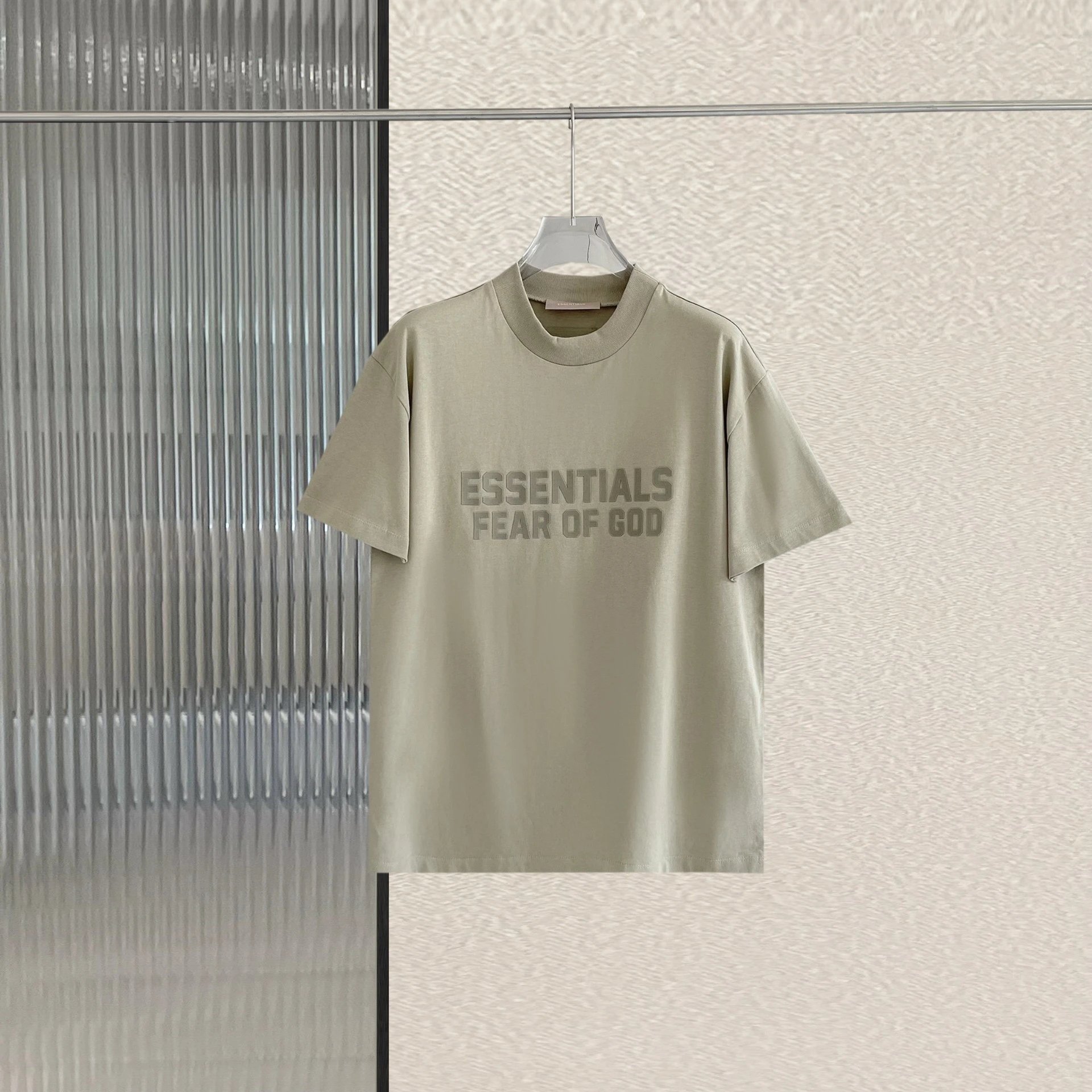 Fear of God Essentials Logo Print Black T-Shirt - 7