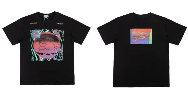 Design CAV EMPT Graphic Print T-Shirt Black T-Shirts - 1