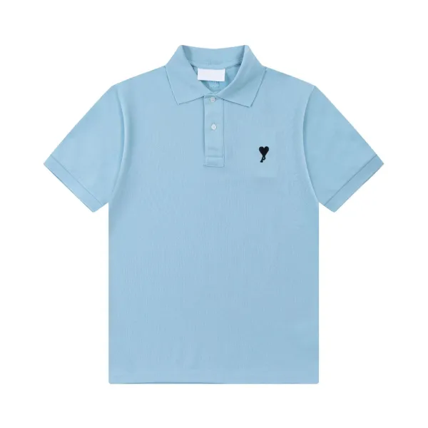 Comme des Garçons Play Heart Logo Black Polo Polo Shirt - 23
