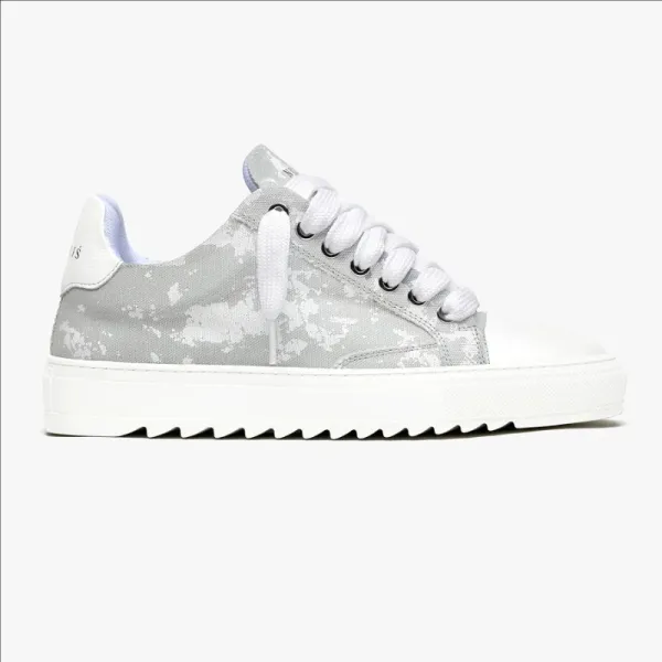 NOAH Star Sneaker Black Glitter White Sole Sneakers - 8