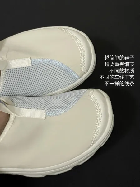 Design Gingham Check Slip-On Mules White Green Casual Shoes - 5