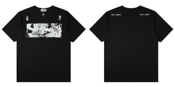 Design CAV EMPT Graphic Print Black T-Shirt T-Shirts - 1